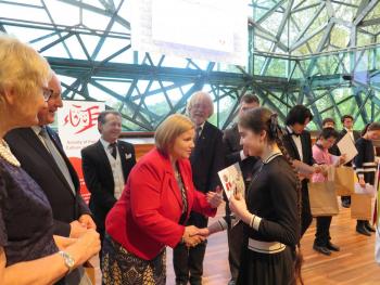 General Consul RP in Sydney Monika Konczyk and Louise Turnbull